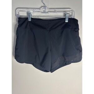 Rabbit Running Shorts Black Athletic Skirt Built-in Liner Zipper Pocket W's  M